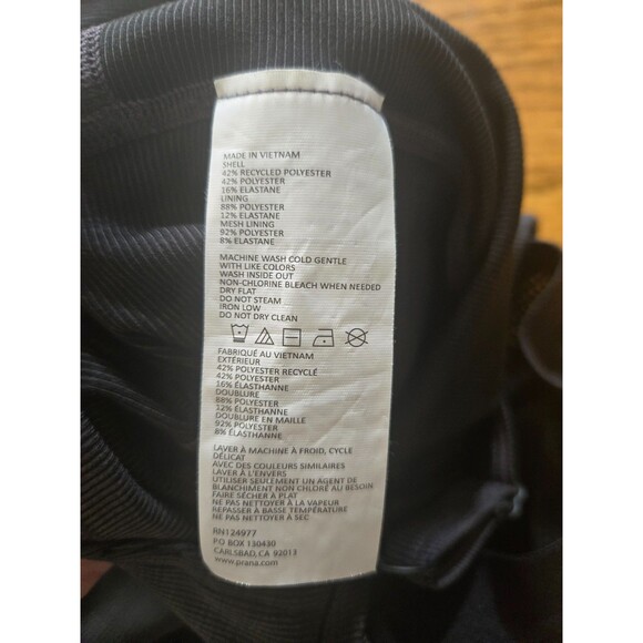 PrAna Heavana Jumpsuit Women's XS Gray Athletic Fit Shelf Bra Pockets - Picture 5 of 7